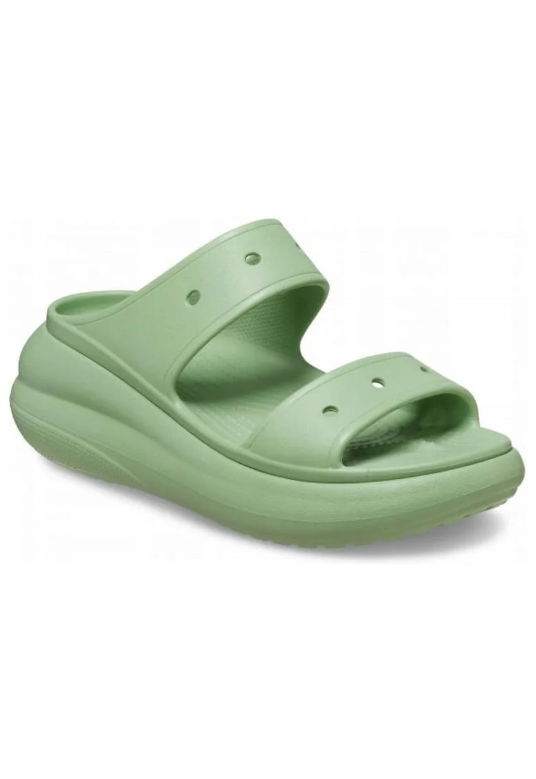 Papuci Platforma Femei,  Crush 207670, Verde, Negru