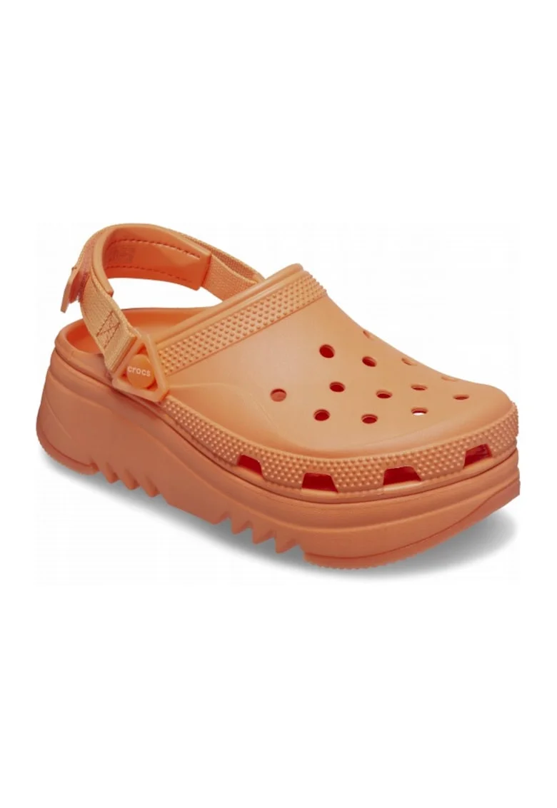 Saboti Femei,  Hiker XScape 208365 Clog, Portocaliu, Negru