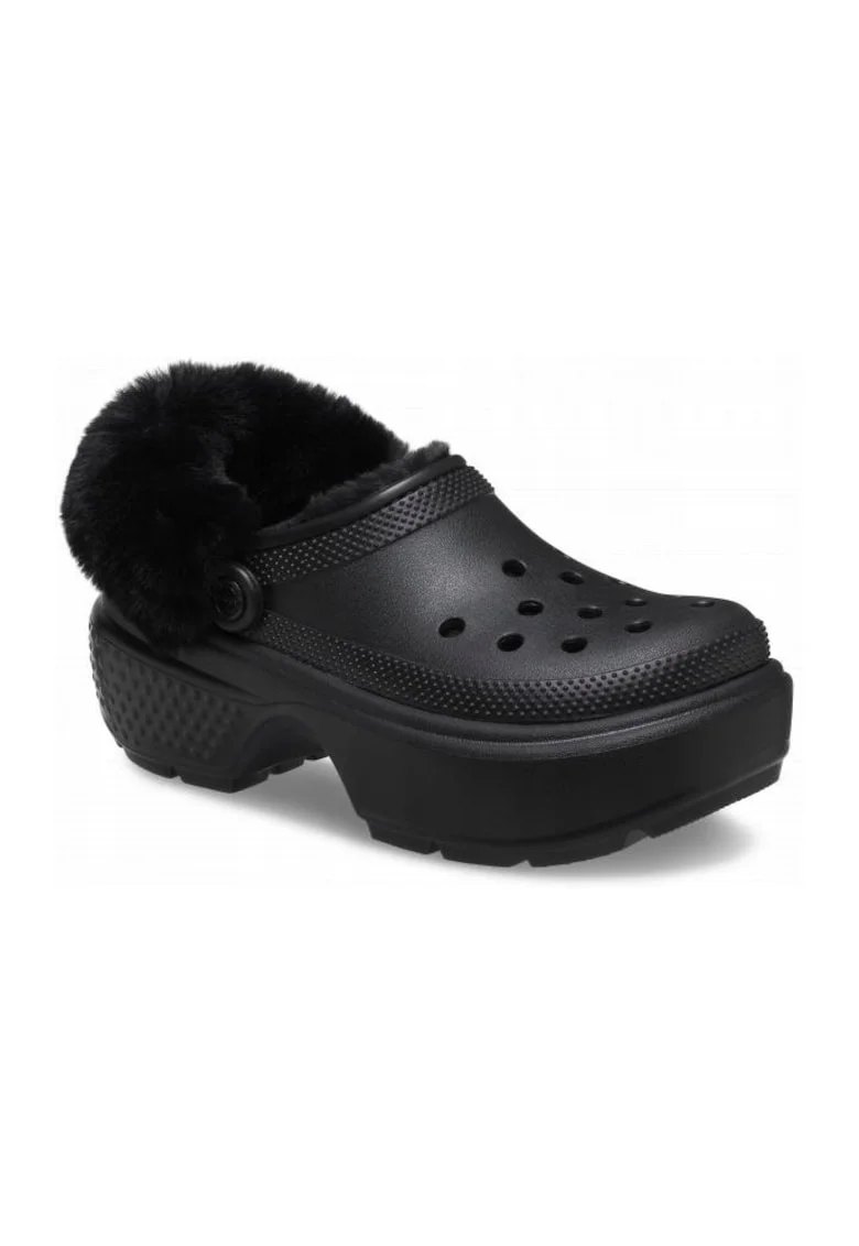 Saboti Izolati Femei,  Stomp Lined Clog, Negru, Albastru