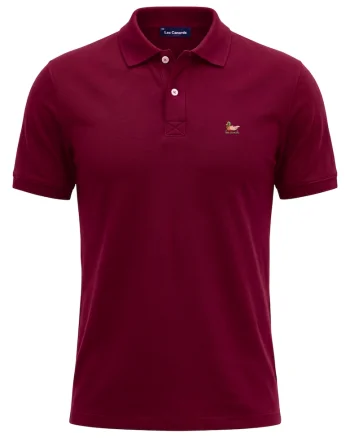 Tricou cu guler, Visiniu, Visiniu
