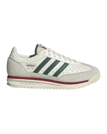 Pantofi sport Sl 72 RS din piele si piele intoarsa, Verde/Alb murdar