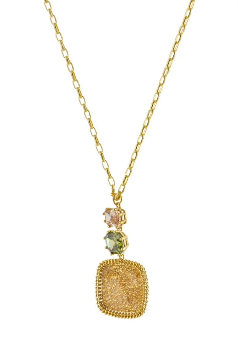 Colier placat cu aur de 18K, Auriu
