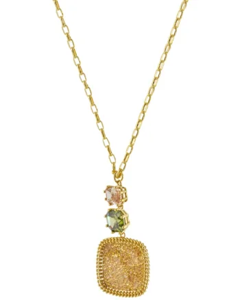 Colier placat cu aur de 18K, Auriu