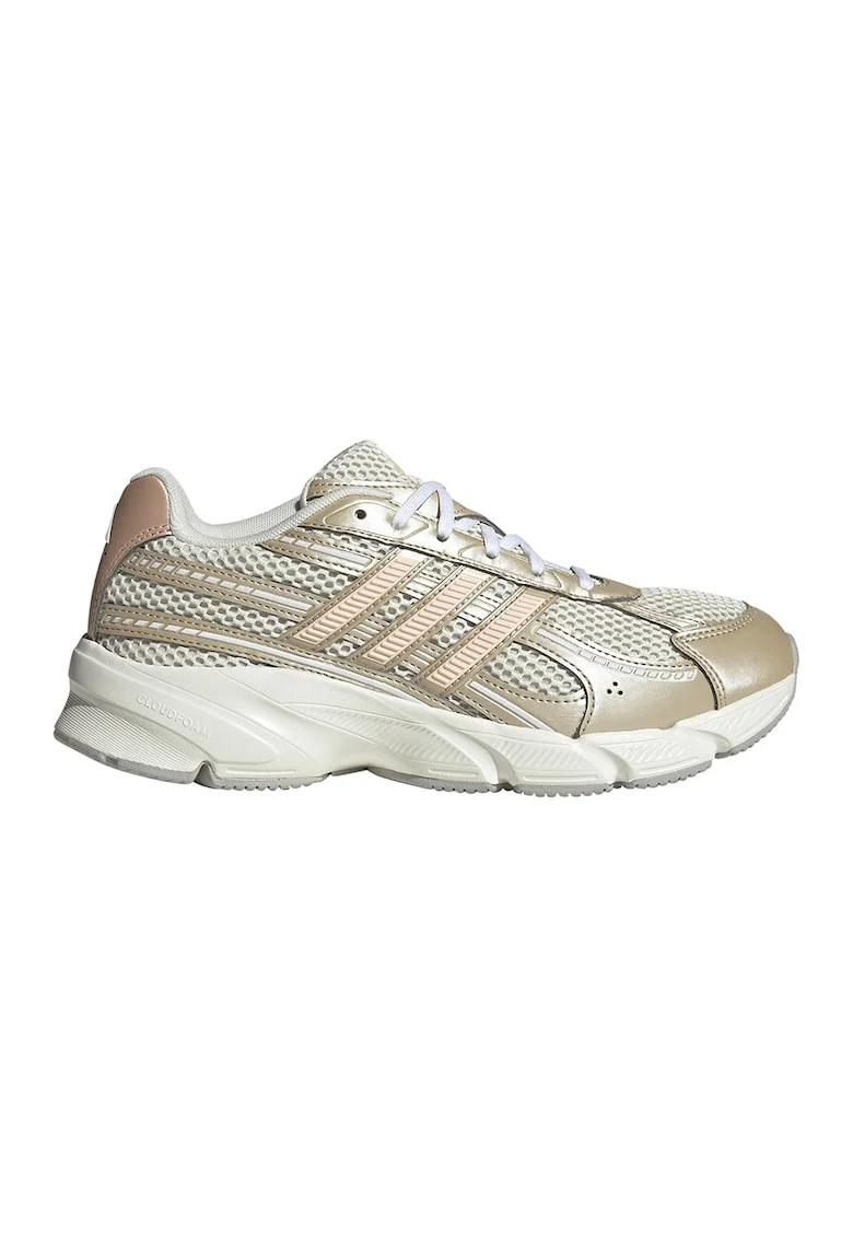 Pantofi sport TechnoChaos 2000 din plasa si piele ecologica, Bej