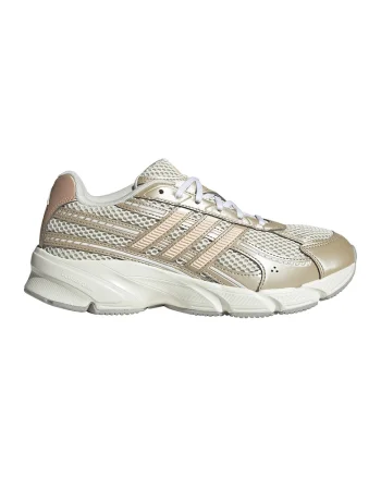 Pantofi sport TechnoChaos 2000 din plasa si piele ecologica, Bej