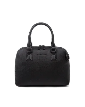 Geanta de piele ecologica cu maner Lyria Ultra, Negru