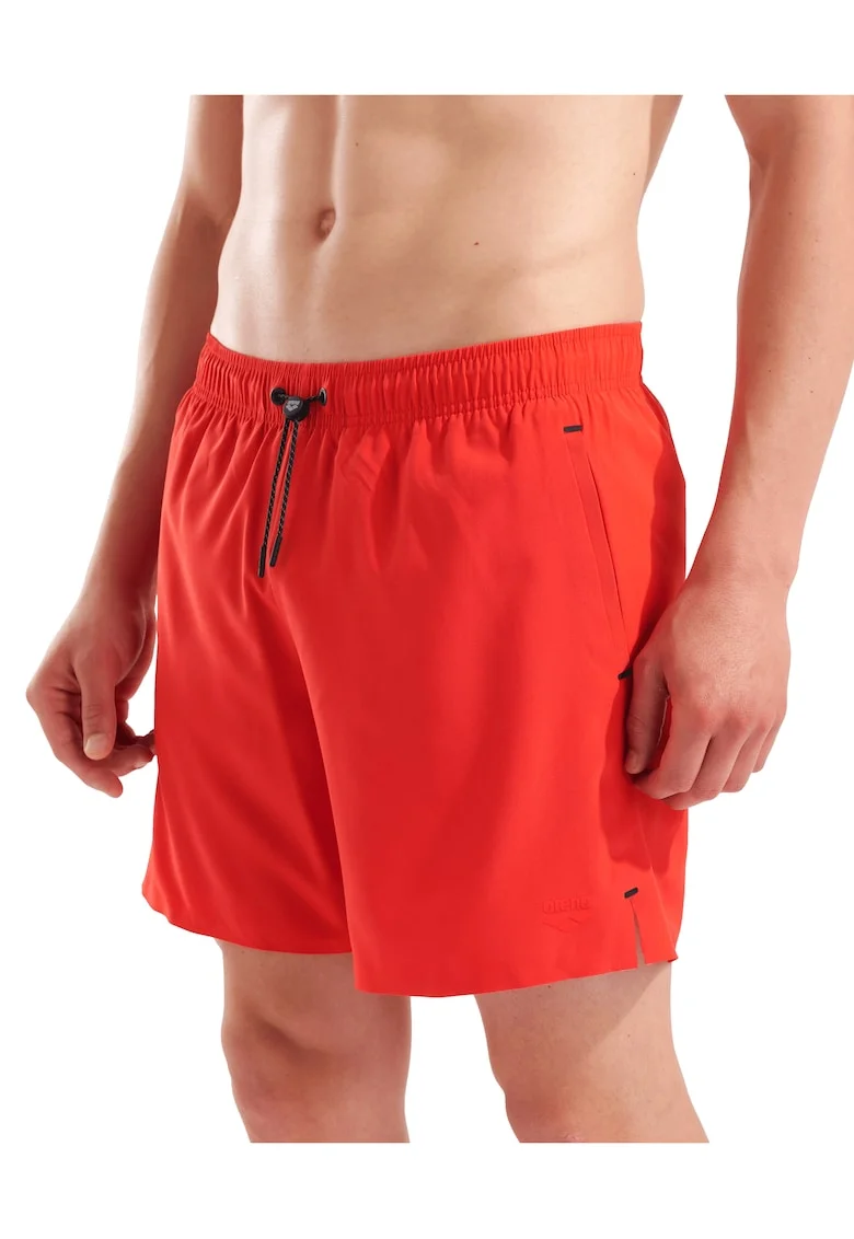 Pantaloni scurti de baie EVO Boxer Solid, Rosu