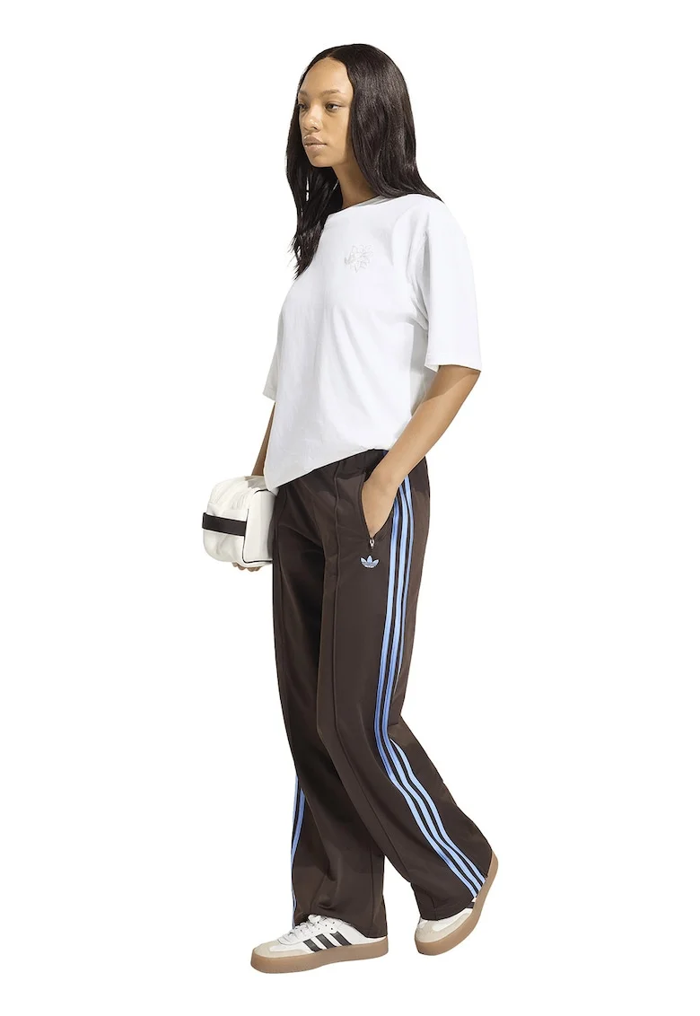 Tricou supradimensionat cu logo pe spate, Alb
