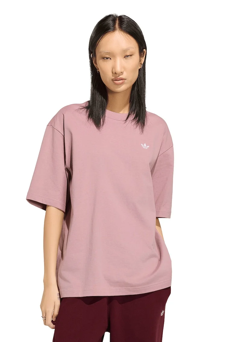 Tricou supradimensionat Essential, Liliac prafuit