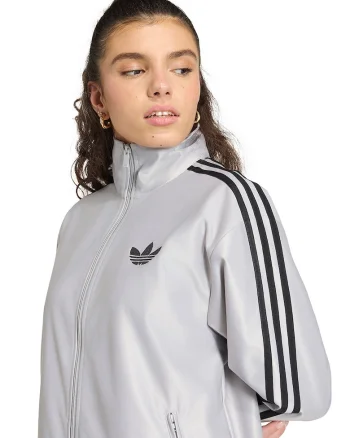 Bluza de trening lejera cu fermoar si buzunare cu fermoar Firebird, Gri