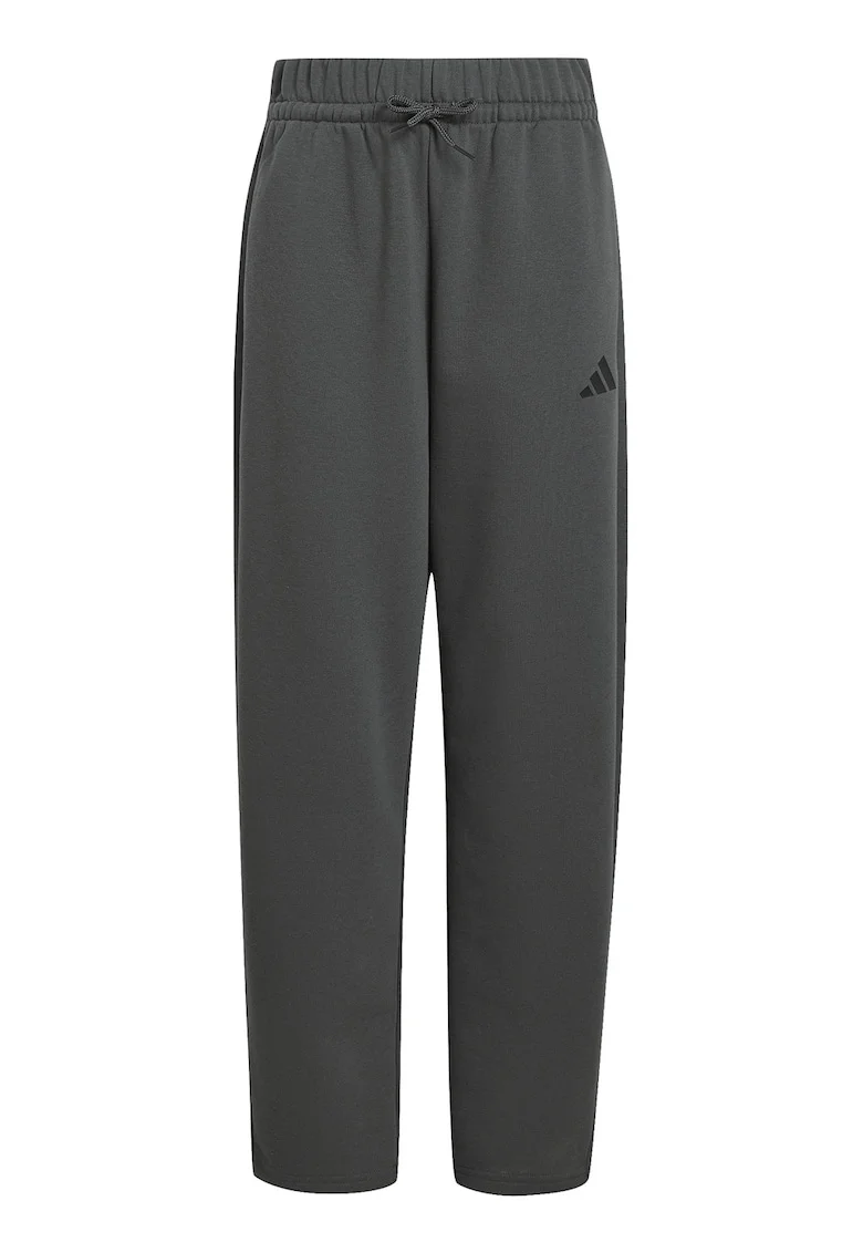 Pantaloni conici de trening din amestec de bumbac, Gri antracit