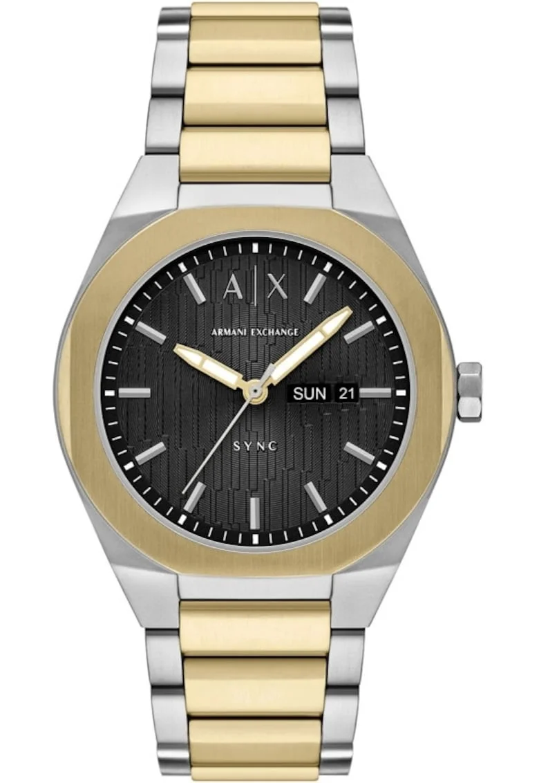 Ceas barbatesc  AX4298 Quartz Auriu