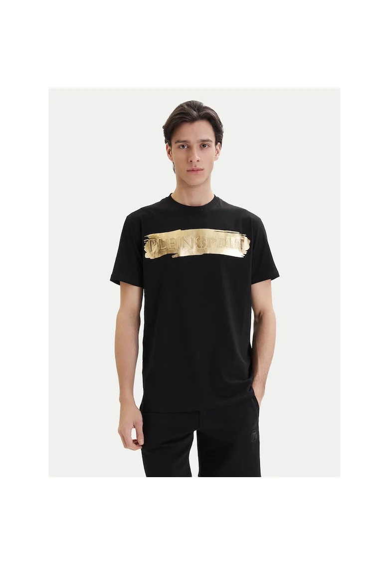 Tricou sport barbati,  bumbac, negrudwqf, Negru