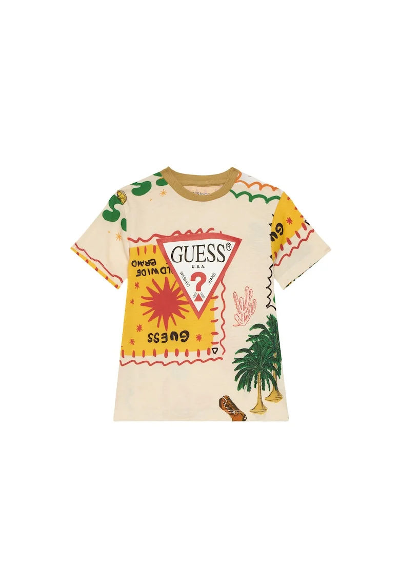Tricou copii,  bumbac, bejdwqfwqf, Bej