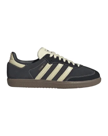 Pantofi sport din piele intoarsa Samba cu garnituri din piele, Gri inchis