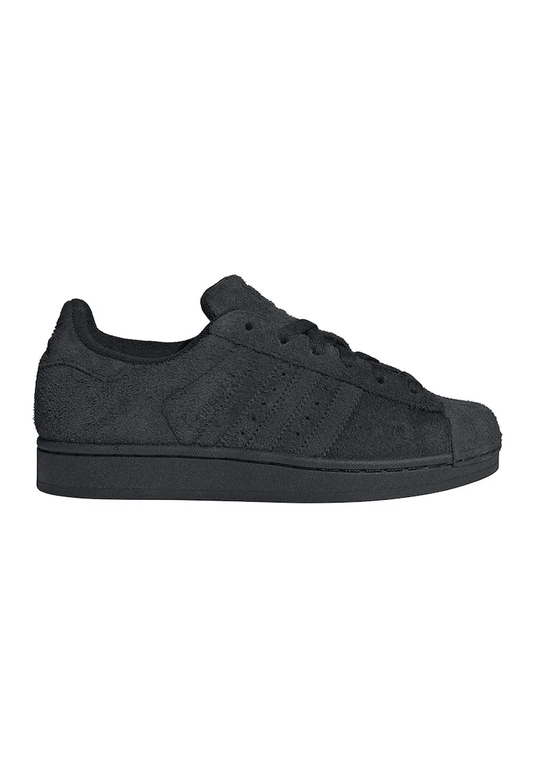 Pantofi sport Superstar II din piele intoarsa, Negru