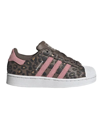 Pantofi sport Superstar II cu model, Maro cafeniu/Roz
