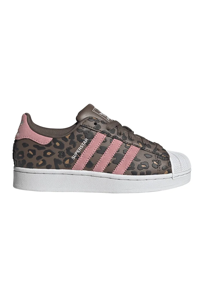 Pantofi sport Superstar II cu model, Maro cafeniu/Roz