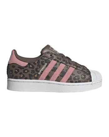 Pantofi sport Superstar II cu model, Maro cafeniu/Roz