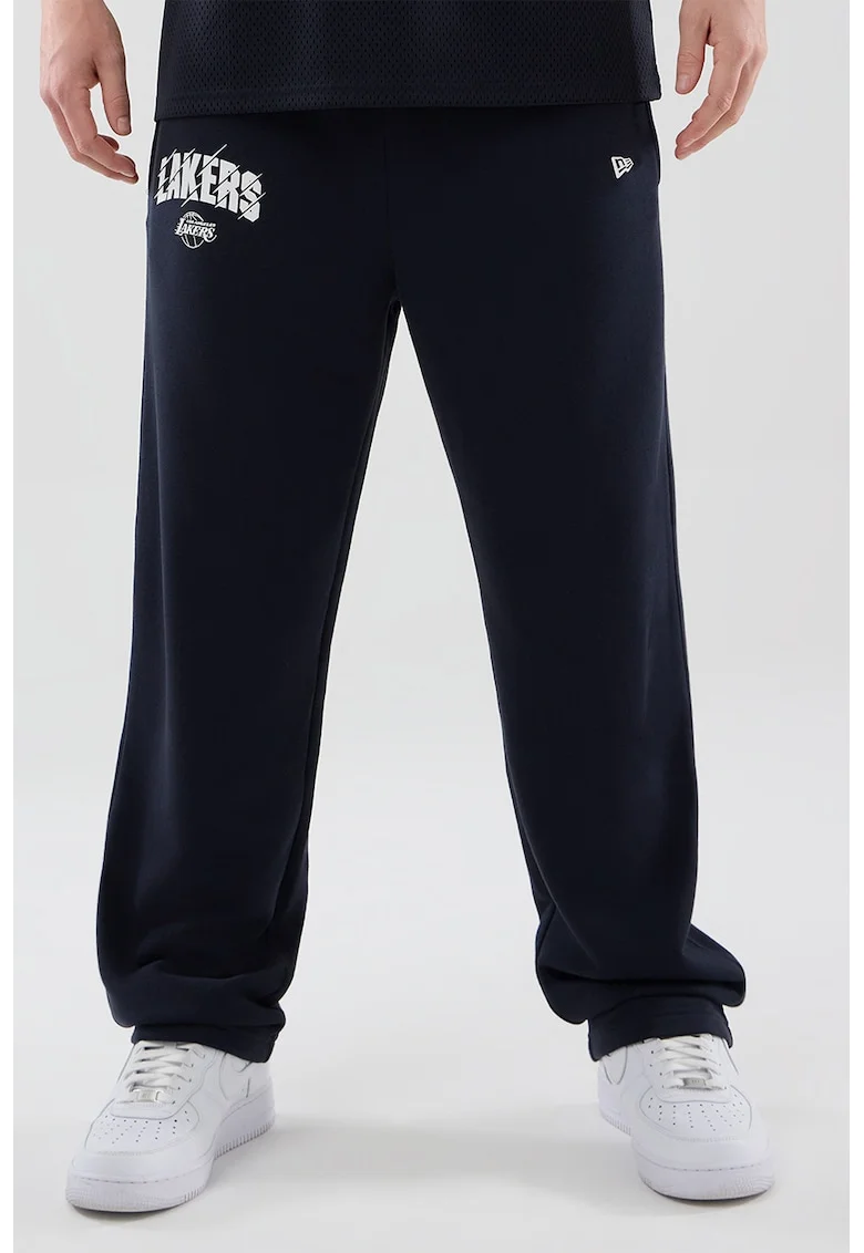 Pantaloni de trening drepti cu buzunare Core Plus, Bleumarin