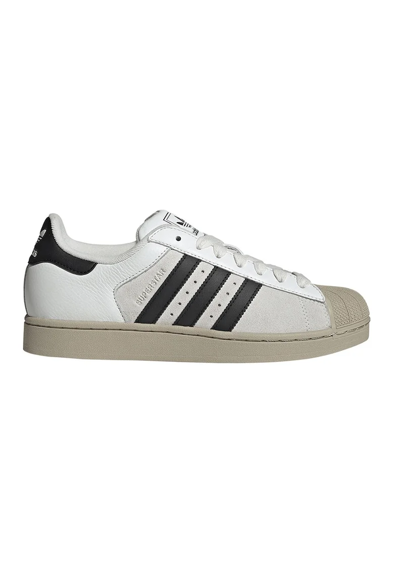 Pantofi sport Superstar low-cut de piele, Alb