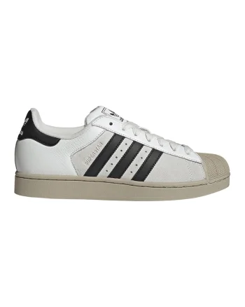 Pantofi sport Superstar low-cut de piele, Alb