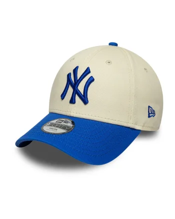 Sapca baseball 9Forty NY Yankees, Albastru royal/Bej deschis