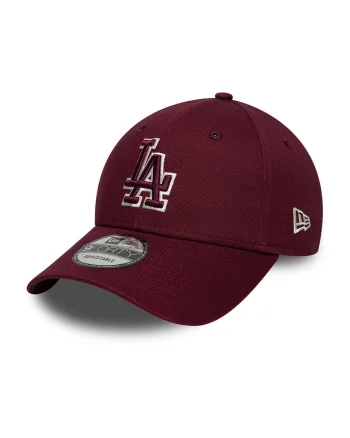 Sapca ajustabila 9FORTY LA Dodgers, Rosu inchis