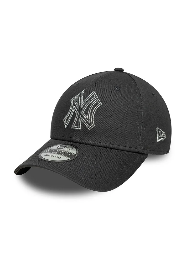 Sapca baseball cu monograma brodata, Gri antracit