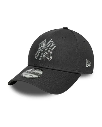 Sapca baseball cu monograma brodata, Gri antracit