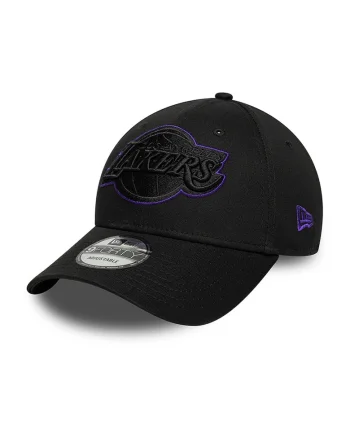 Sapca cu aplicatie 9 Forty With LA Lakers, Negru