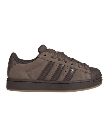 Pantofi sport Superstar de piele intoarsa cu garnituri sintetice, Maro