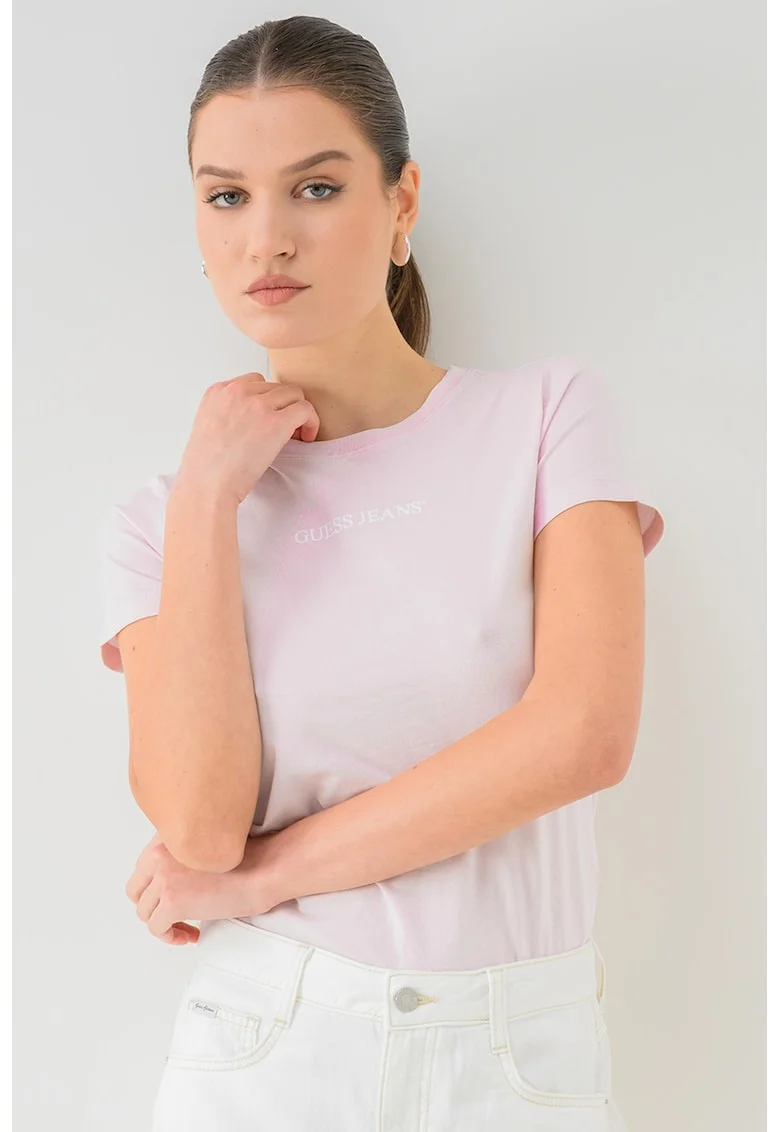 Tricou slim-fit cu imprimeu logo
