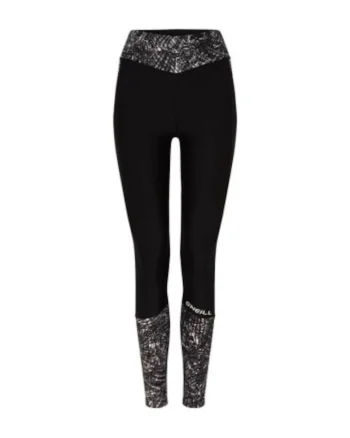 Pantaloni  Hyperdry Printed Leggings Femei, Negru, Negru