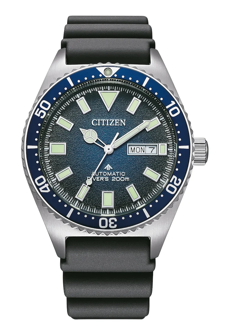 Ceas analog automatic Promaster Marine, Argintiu/Negru