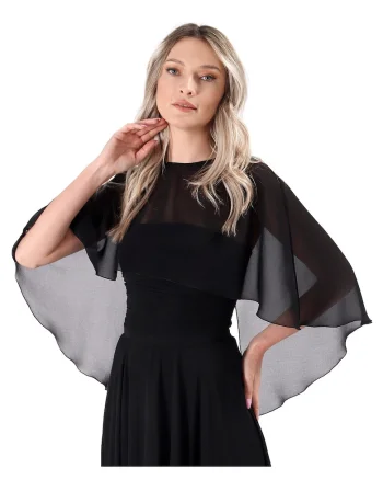 Capa din voal BC2-TFN, Negru,