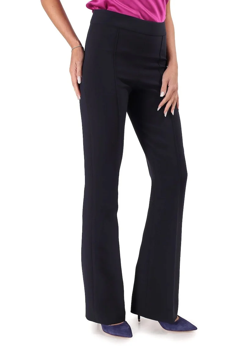 Pantaloni pana din stofa elastica cu viscoza PAJ-JU, Bleumarin