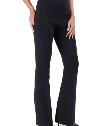 Pantaloni pana din stofa elastica cu viscoza PAJ-JU, Bleumarin