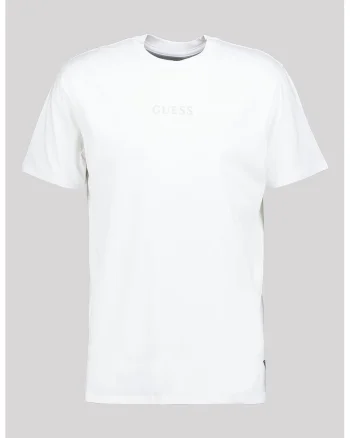 Tricou regular-fit din bumbac cu imprimeu monograma pe partea din spate, Alb optic
