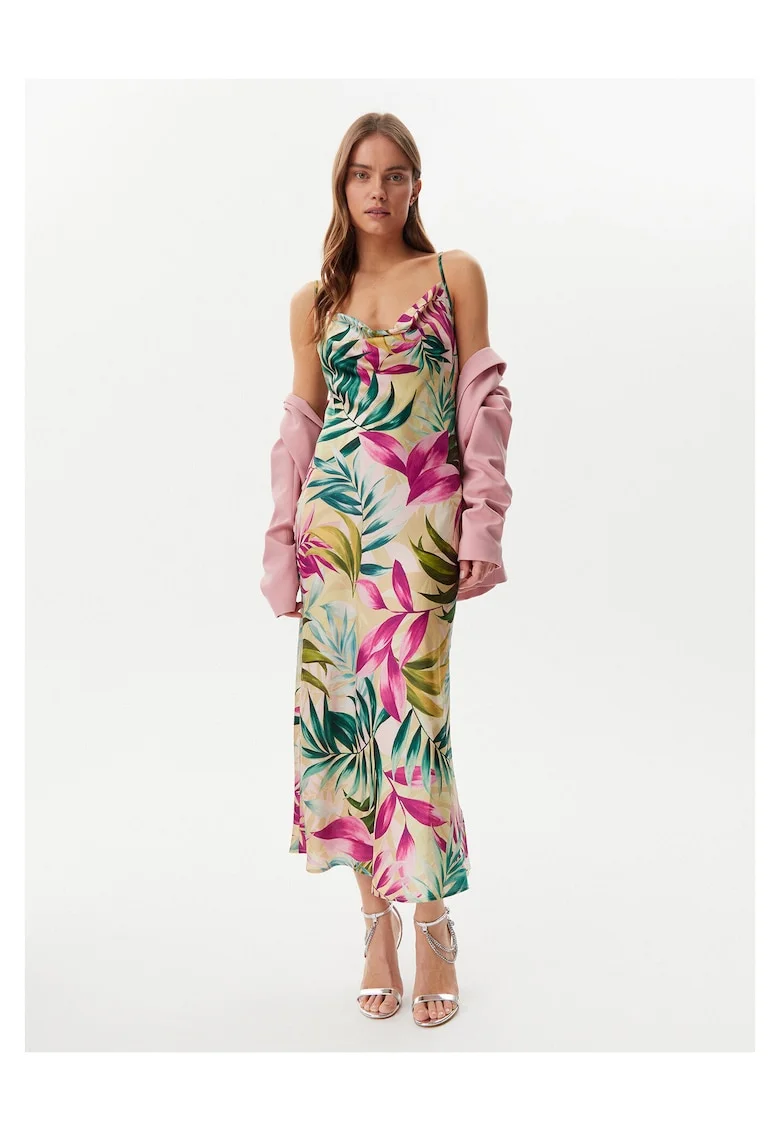 Rochie casual  pentru femei, verde, colorata,