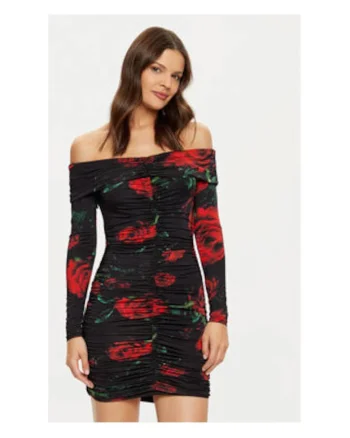 Rochie mulata cu imprimeu trandafiri