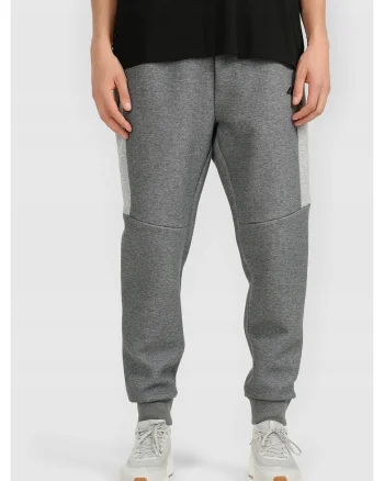 Pantaloni barbati,  jogger, din bumbac, gri