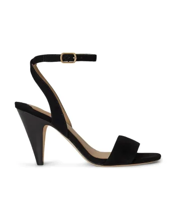 Lauren Ralph Lauren sandale cu toc înalt din piele Gracy