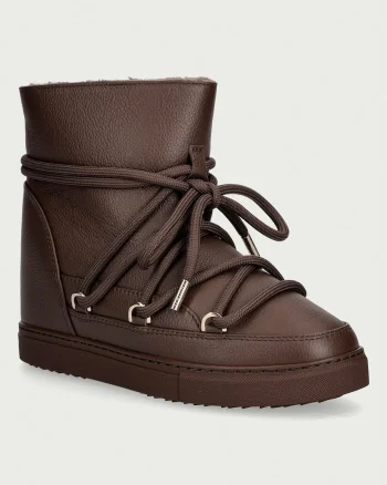 Inuikii Full Leather Wedge cizme de zăpadă pentru femei din piele