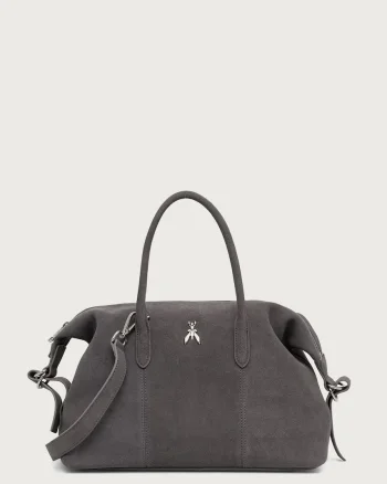 Patrizia Pepe geantă crossbody pentru femei din piele întoarsă