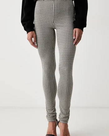 Patrizia Pepe pantaloni skinny pentru femei cu vâscoză