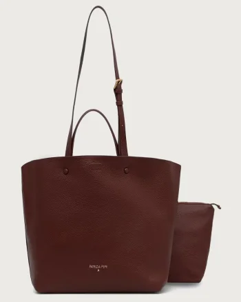 Patrizia Pepe geantă shopper pentru femei din piele