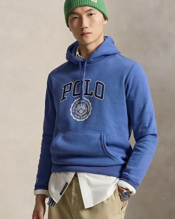 Polo Ralph Lauren hanorac cu glugă pentru bărbați cu bumbac