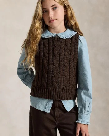 Polo Ralph Lauren vestă pentru copii din bumbac