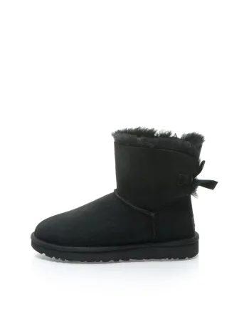 Ghete slip-on de piele intoarsa Mini Bailey, Negru